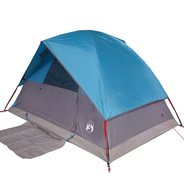vidaXL Tenda da Campeggio a Cupola per 2 Persone Blu Impermeabile