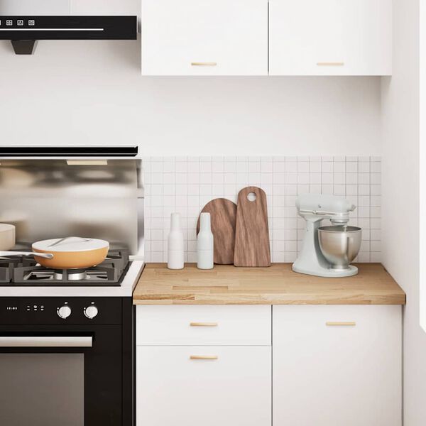 vidaXL Piano di Lavoro Cucina 100x63,5x4 cm Legno Massello Rovere