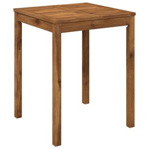 vidaXL Tavolo da cena da giardino Naturale 60 x 60,5 x 75 cm