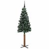 vidaXL Albero di Natale snodato con 300 LED Verde e Bianco 180 cm