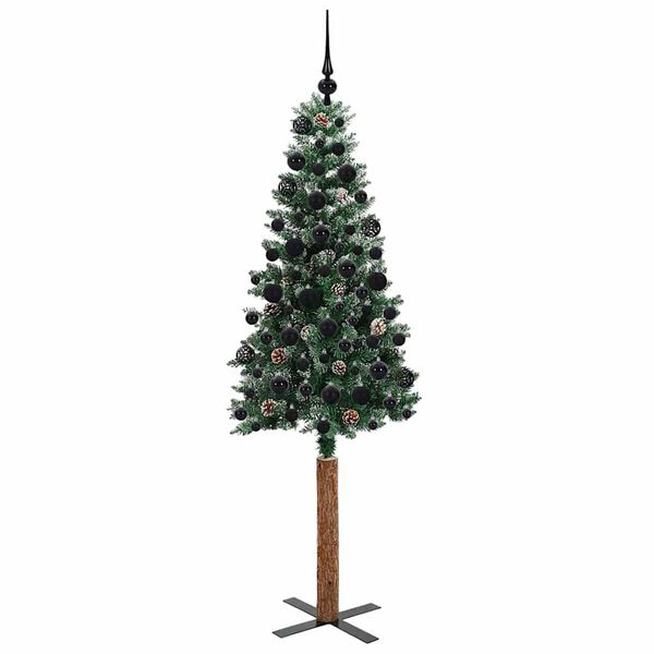 vidaXL Albero di Natale snodato con 300 LED Verde e Bianco 180 cm