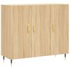 vidaXL Credenza Rovere Sonoma 90x34x80 cm in Legno Multistrato