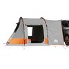 vidaXL Tenda da Campeggio 2 Persone Grigio e Arancione Impermeabile