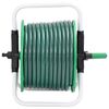 vidaXL Avvolgitubo Autonomo Verde con Set Raccordi Tubo 0,75" 20 m PVC
