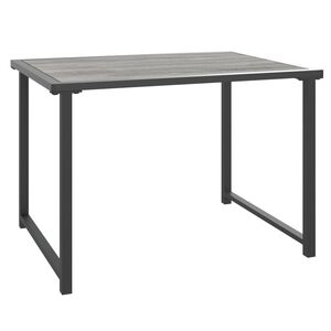 vidaXL Tavolo da Giardino Antracite 55x40x37 cm Acciaio