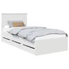 vidaXL Struttura del letto Bianco 90 x 200 cm Legno Ingegnerizzato