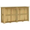 vidaXL Fioriera Rialzata 196x50x100 cm in Legno di Pino Impregnato