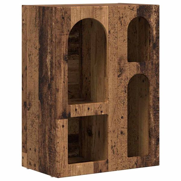 vidaXL Credenza Legno vecchio 59 x 35 x 80.5 cm Legno multistrato