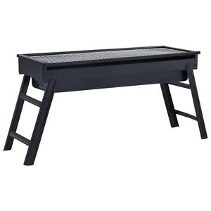 vidaXL Griglia Barbecue da Campeggio Portatile 60x22,5x33cm