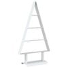 vidaXL Albero di Natale in metallo KUOPIO 60 cm Acciaio Bianco