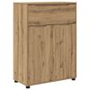 vidaXL Mobile da Bagno Rovere artigianale 72,5 x 36,5 x 100 cm
