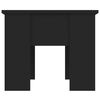 vidaXL Tavolino da Salotto Nero 79x49x41 cm in Legno Multistrato