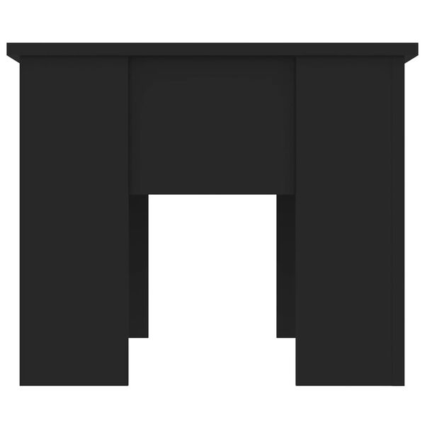 vidaXL Tavolino da Salotto Nero 79x49x41 cm in Legno Multistrato