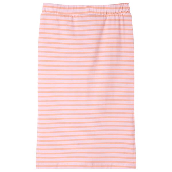 Gonna Dritta da Bambina a Righe Rosa 140