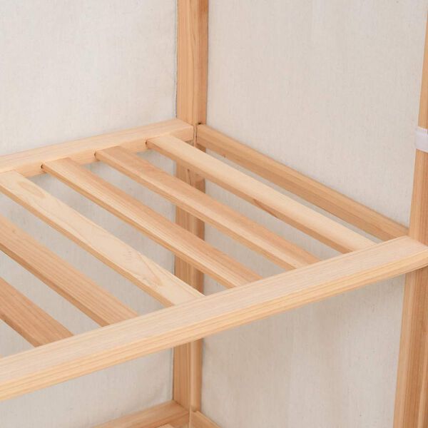 vidaXL Armadio per Indumenti a 3 Ripiani 79x40x170 cm