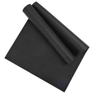 vidaXL Tappetino di Protezione Sportiva Nero 120 x 60 x 0,6 cm PVC