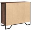 vidaXL Credenza Rovere Marrone 91x35,5x74,5 cm in Legno Multistrato