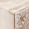 vidaXL Credenza con Ripostiglio Bianco 60 x 33,5 x 75 cm