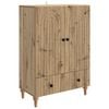 vidaXL Credenza con cassetto Rovere Artigianale 66 x 34,5 x 95 cm