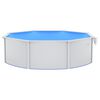 vidaXL Piscina con Scaletta 460x120 cm