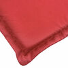 vidaXL Cuscino per Sdraio Rosso (75+105)x50x4 cm