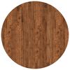 vidaXL Piano del tavolo &Oslash; 90 x 2,5 cm Rotondo Marrone Chiaro