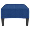 vidaXL Poggiapiedi Blu 78x56x32 cm in Tessuto