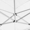 vidaXL Gazebo Professionale Pieghevole Alluminio 6x3 m Bianco