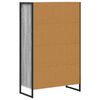 vidaXL Armadio per Libri Grigio Sonoma 68 x 30 x 108.5 cm