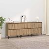 vidaXL Sideboards 3 pcs Rovere artigianale 60 x 35 x 70 cm