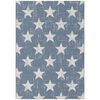 Dutch Lifestyle Tappeto per Bambini Miami 120x170 cm Blu con Stelle