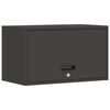 vidaXL Armadio a muro per garage Nero 60 x 33 x 35 cm