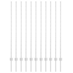 vidaXL Palo della recinzione 11 pcs Argento 140 cm Acciaio