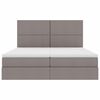 vidaXL Letto con Contenitore Talpa 180 x 200 cm Pelle Sintetica