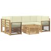 vidaXL Set di divani da esterno 7 pz