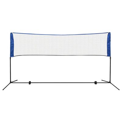 vidaXL Set Rete da Badminton con Volani 300x155 cm