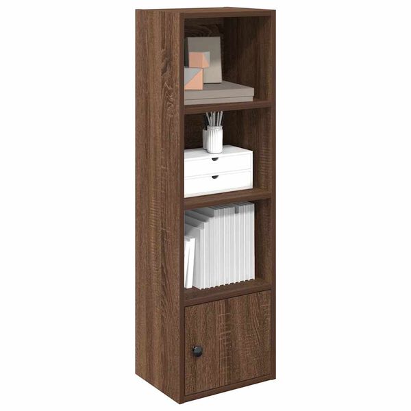 vidaXL Libreria Rovere Marrone 31x24x102 cm in Legno Multistrato
