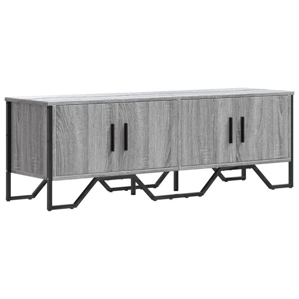 vidaXL Mobile Porta TV Grigio Sonoma 122x34x41cm in Legno Multistrato