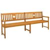 vidaXL Panchina da esterno Naturale 220 x 55,5 x 90 cm