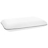 vidaXL Cuscino da Letto Tinta unita Bianco 30 x 50 x 9 cm Schiuma Gel
