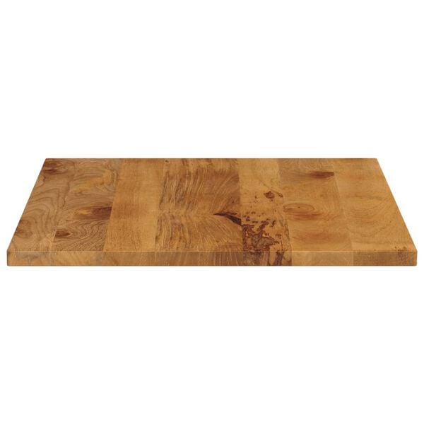 vidaXL Piano per Tavolo 110x80x2,5cm Rettangolare Legno Massello Mango