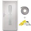 vidaXL Porta Ingresso Bianca 108x208 cm in PVC