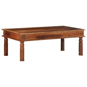 vidaXL Tavolino da Salotto 110x60x40 cm in Legno Massello di Acacia