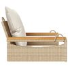 vidaXL Panchina a Dondolo con Cuscini Beige 63x62x40 cm in Polyrattan
