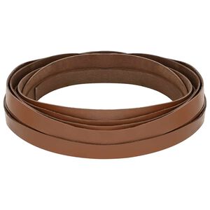 vidaXL Cinturino in pelle 1 Marrone 500 x 1,5 cm Pelle