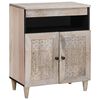 vidaXL Credenza Bianco Sbiancato 60 x 33 x 75 cm