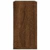 vidaXL Mensole a Cubo 4 pz Rovere Marrone 30x15x30 cm