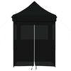 vidaXL Tenda Party Nero 200 x 200 x 306 cm Tessuto Oxford