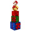 vidaXL Confezione regalo decorazione natalizia 5 pz 125 LED