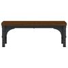 vidaXL Supporto Monitor Rovere Marrone 37x23x14cm Legno Multistrato